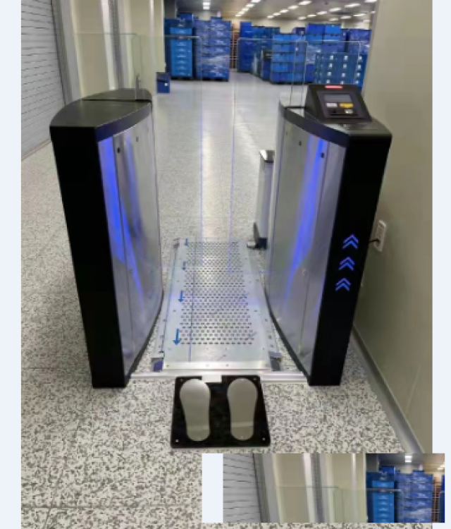 颂雅工业定制无尘车间全自动工业鞋底吸尘垫