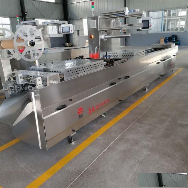 冻肉片拉伸膜真空包装机