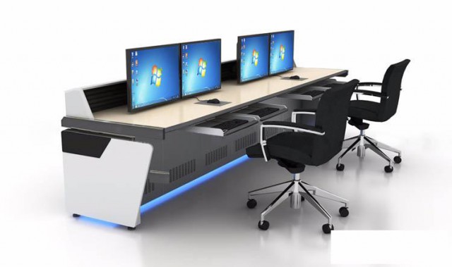 操作台监控台监控室控制台指挥中心调度中心工作台监控桌监控平台