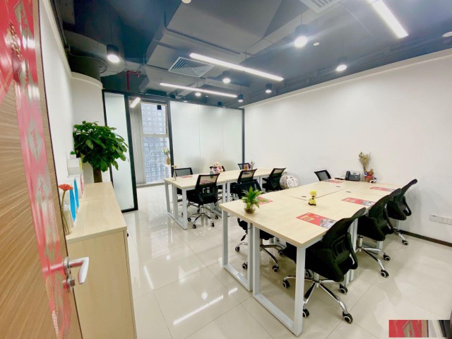 冼村地铁口70平独立办公室直租人均666元可注册