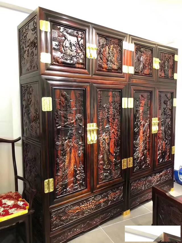 昆山高价回收二手红木家具卧室红木家具红木成套沙发大红酸枝回收