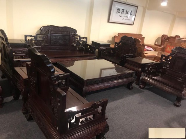常州高价回收二手红木家具红木家具沙发家用大红酸枝红木回收