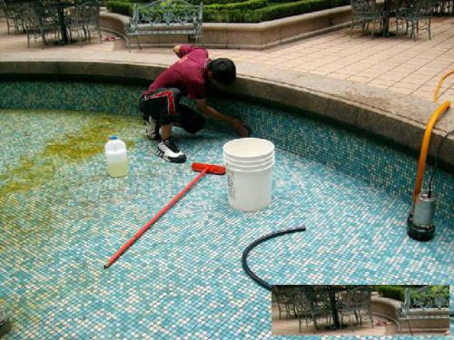 广州番禺报价优惠服务周到的专业水池泳池清洗公司