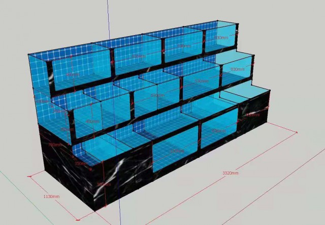 江门专业鱼缸定做公司哪里有餐饮海鲜池定做价格