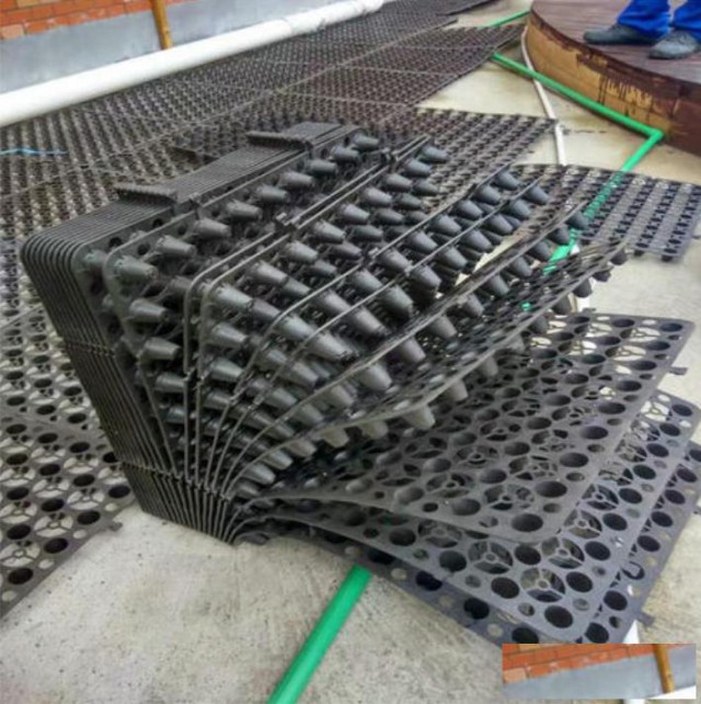 孝感小区绿化排水板30高地下车库阻根板