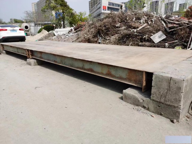 绍兴嵊州上虞回收二手地磅100吨地磅回收