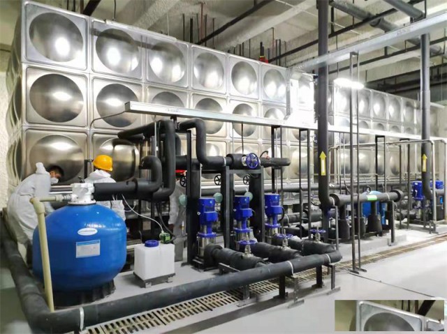 增城朱村洗水池公司，上门清洗学校供水设备，二次供水清洁