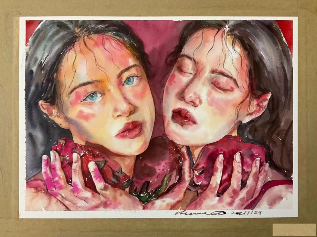 广州学画画的地方？名玛雅美术水彩班随到随学小班教学