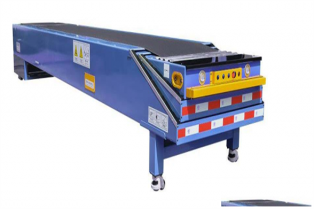 腾阳伸缩输送装车机被应用于末端装卸货的解决方案