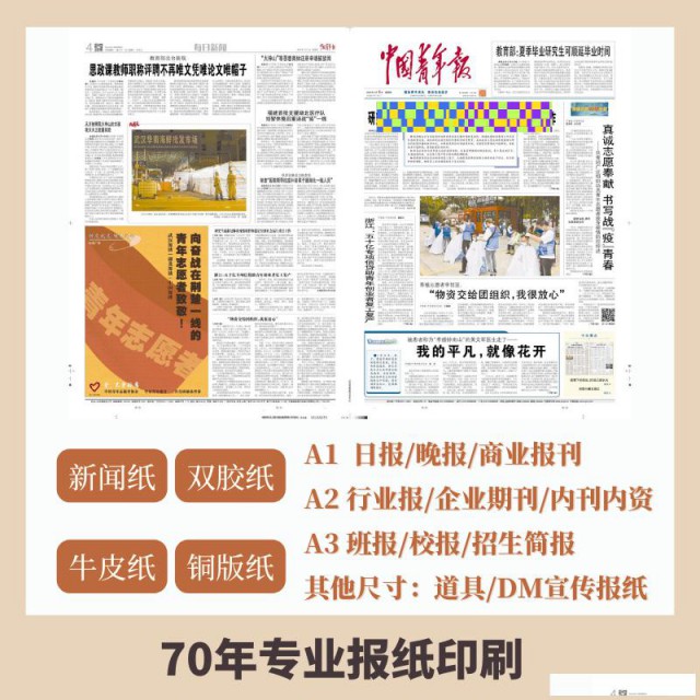 新闻纸报纸印刷