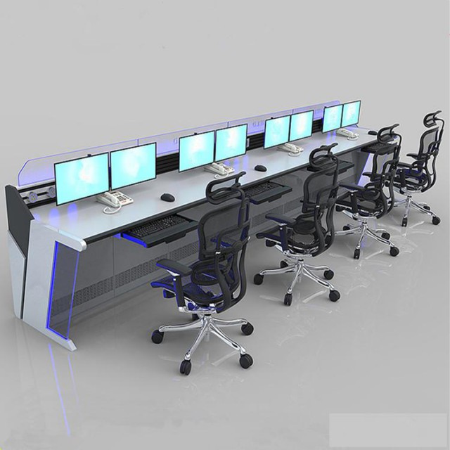 监控操作台控制台定制加宽监控桌工作台