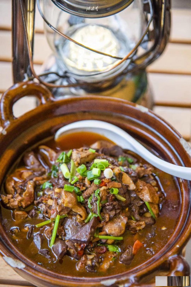 藏在黑麋峰山谷里的农家乐罗汉山庄