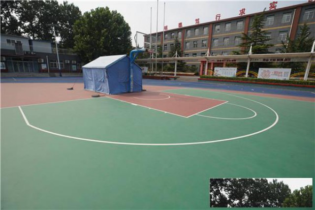 学校硅PU球场材料挑选技巧