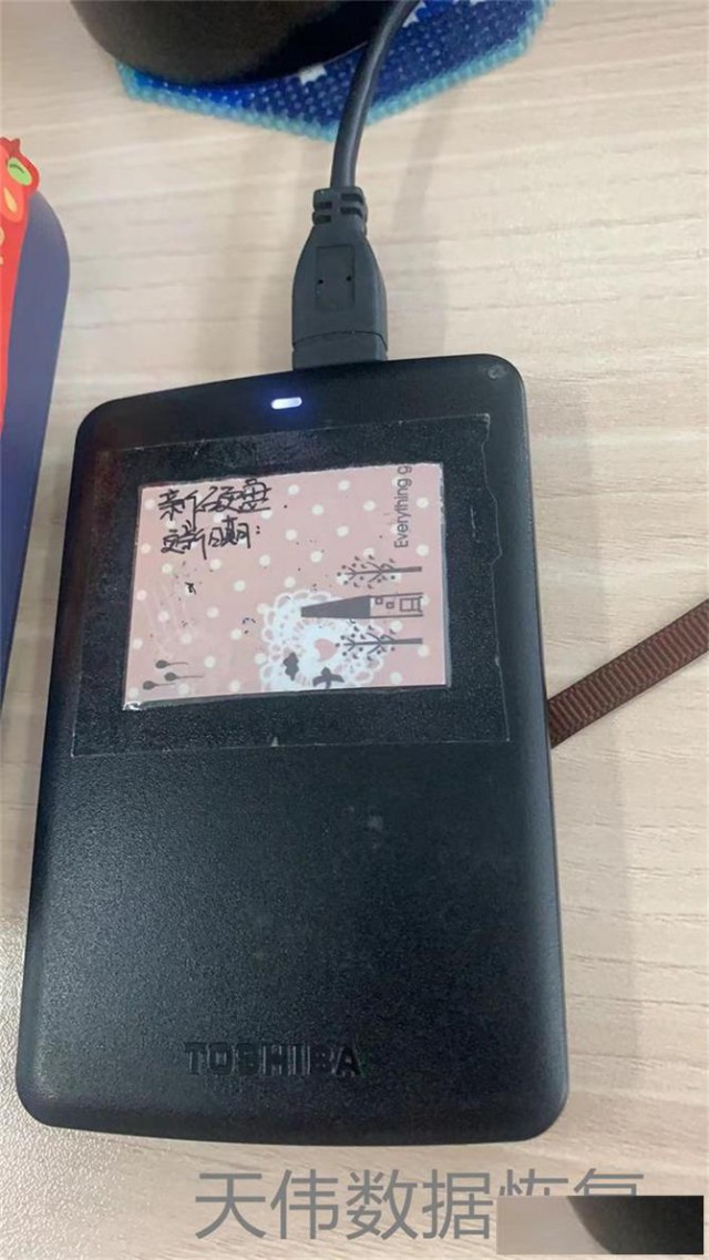 天伟移动硬盘文件名乱码数据恢复