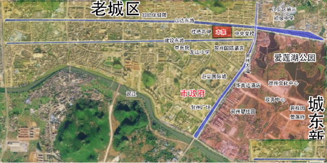 贺州市老城区48亩地块转让