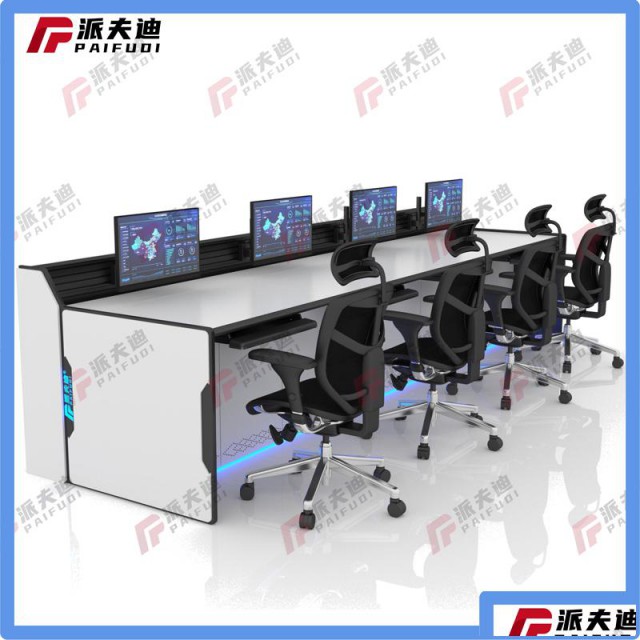 监控机柜监控中心机房控制台安防监控台电脑调度台监控设备柜