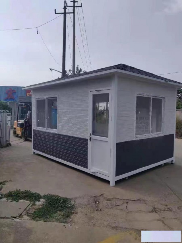 太原小区岗亭保安岗亭金属雕花板岗亭