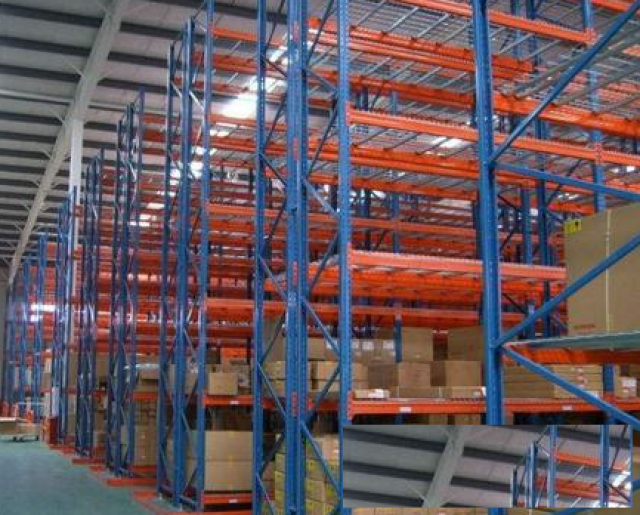 回收旧的仓库高位货架子，二手货架回收拆除