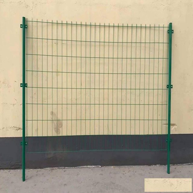 书奎筛网供应边框护栏网绿色包胶双边丝护栏网