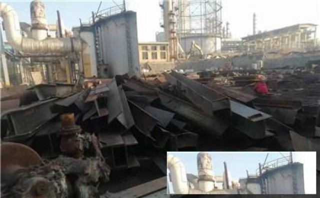 泰州拆除化工厂整体回收工厂油罐拆除