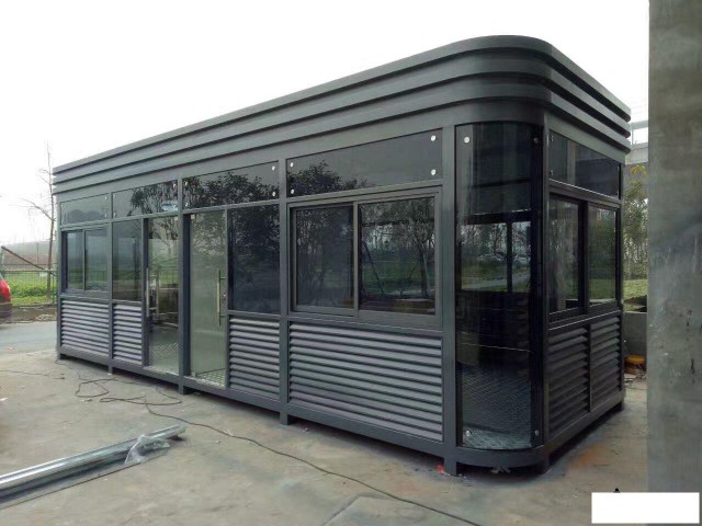 临汾治安巡逻岗亭钢结构岗亭可移动岗亭厂家