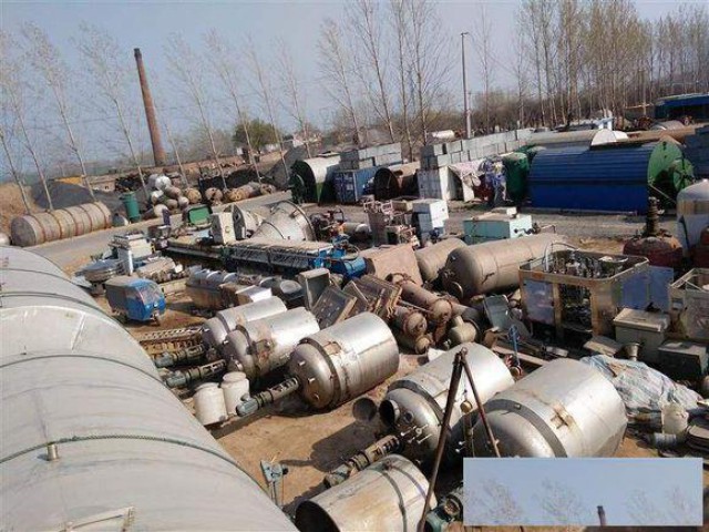 上海专业回收化工机械，化工厂二手机械设备拆除回收