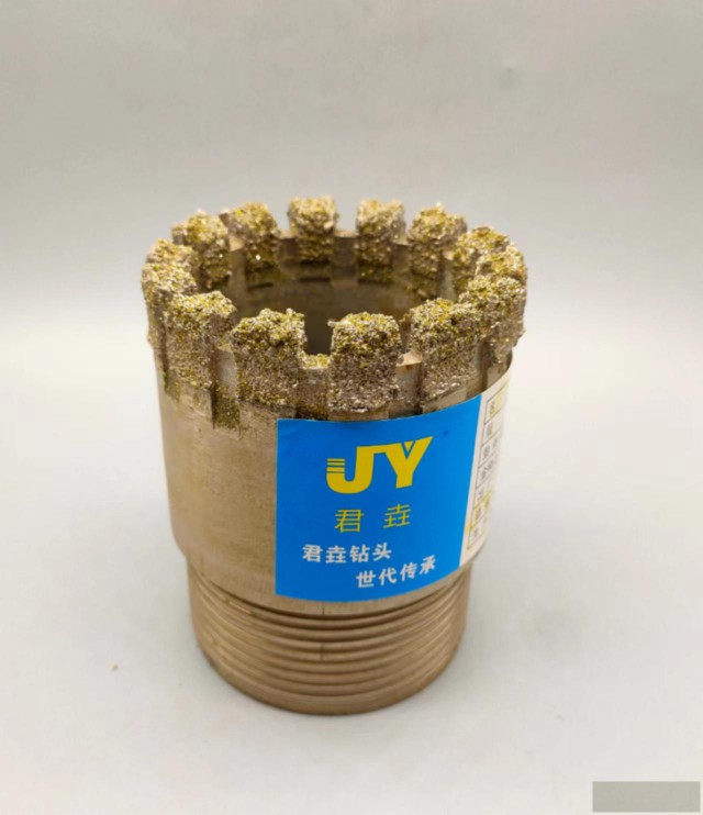 君垚地质勘探钻头，多齿进口金刚石钻头，深圳地质钻头