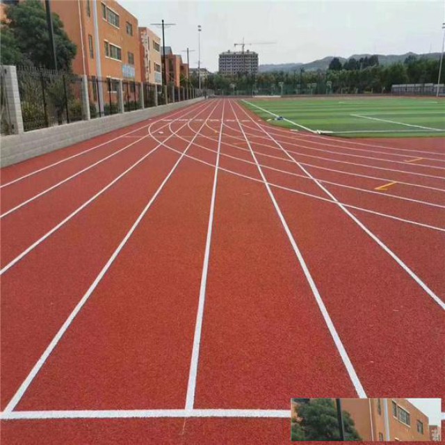 西安中小学操场透气型塑胶跑道施工