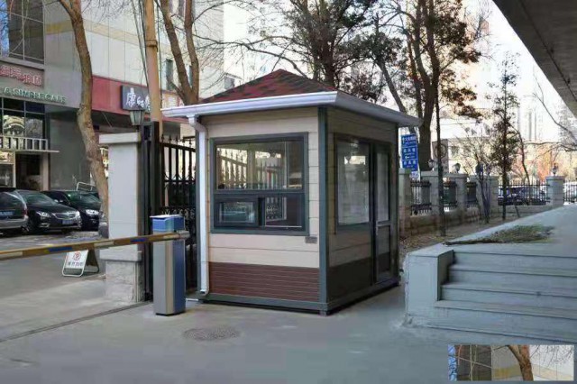 东莞金属雕花板岗亭幼儿园护学岗亭门卫岗亭厂家