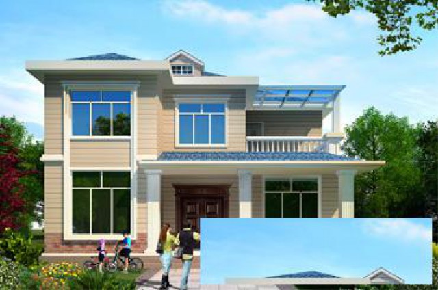 焦作武陟轻重钢别墅户型设计