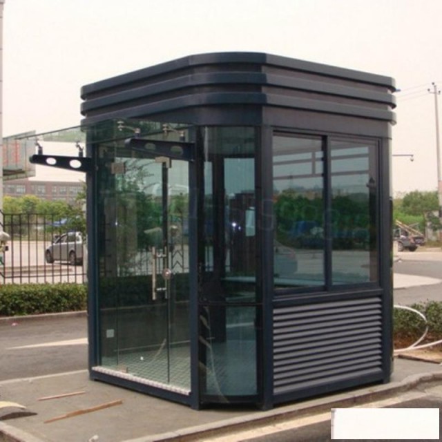 海口小区停车场收费岗亭不锈钢活动岗亭