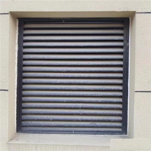 太原环保锌钢百叶窗定做铝合金空调进出风口百叶窗