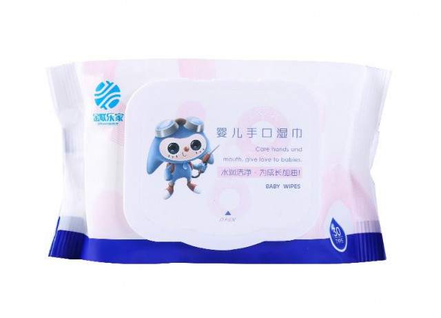 小包装湿巾批发30片带盖湿纸巾婴儿湿巾批发