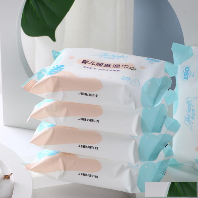 独立装湿巾小包装湿纸巾批发单片装湿巾