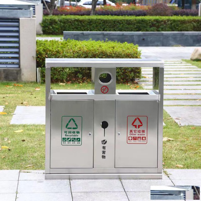 安徽景区户外垃圾桶室外分类垃圾桶