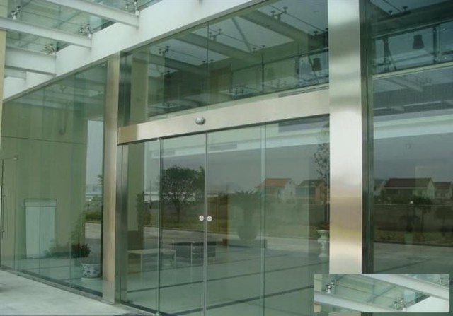 石景山维修玻璃门安装感应玻璃门平移门