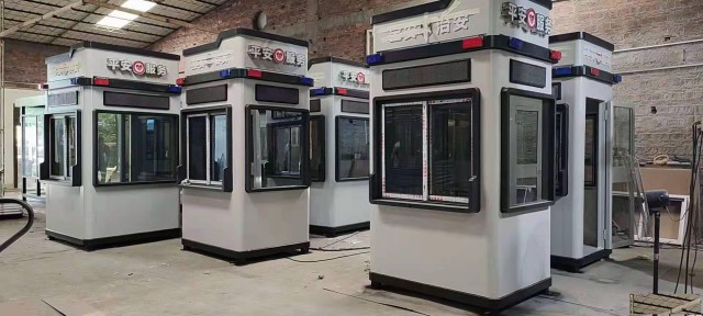 苏州保安值班岗亭不锈钢活动岗亭