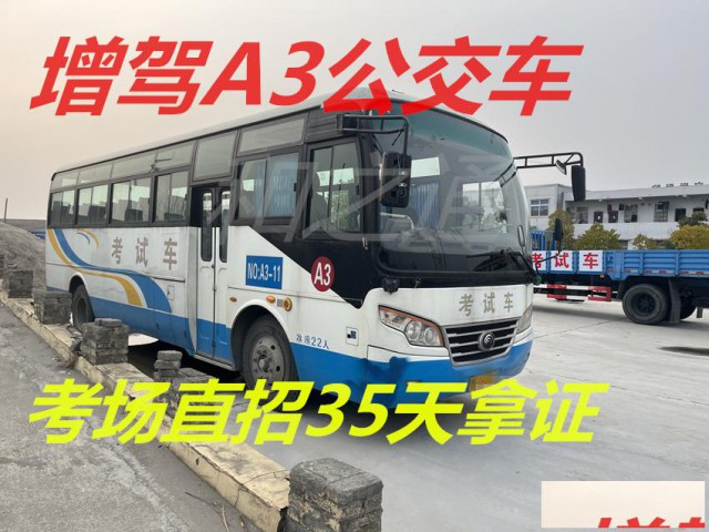 厦门考A3城市公交车哪里报名，VIP快班人来两次免打卡