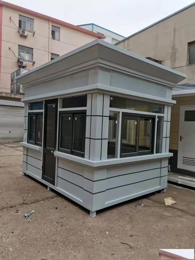 十堰保安值班岗亭小区不锈钢岗亭