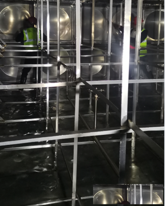 惠州专业清洁水池公司，博罗县水池清洗，学校不锈钢水箱清洗