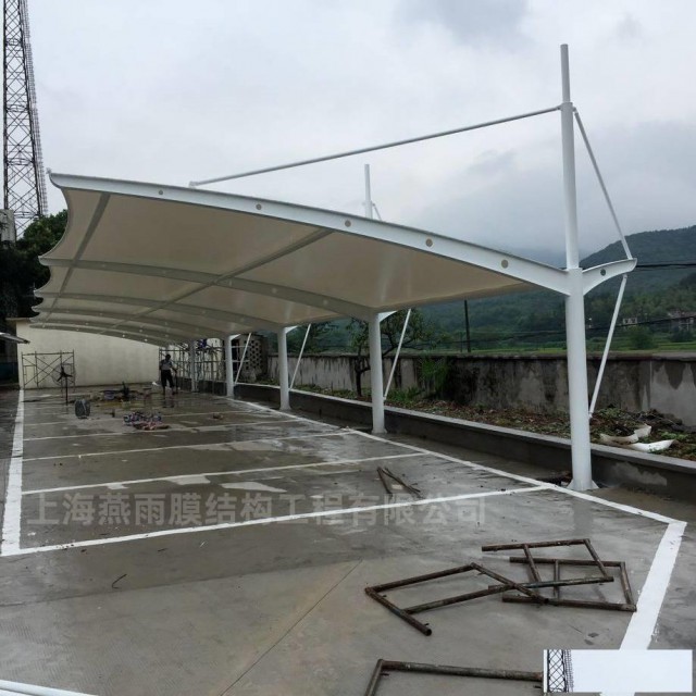 单开汽车遮阳棚工程承包旅游景区停车场遮阳挡雨蓬防晒效果优