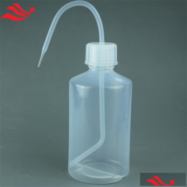 供应滨正红PFA半透明清洗瓶耐腐蚀无析出尖嘴洗瓶