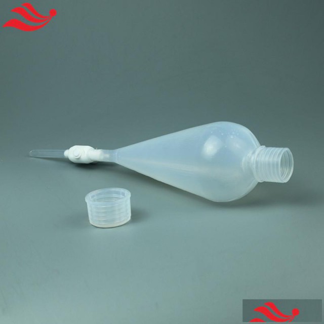 PFA耐腐蚀分液漏斗无析出可定制配多颈烧瓶用滴液加液