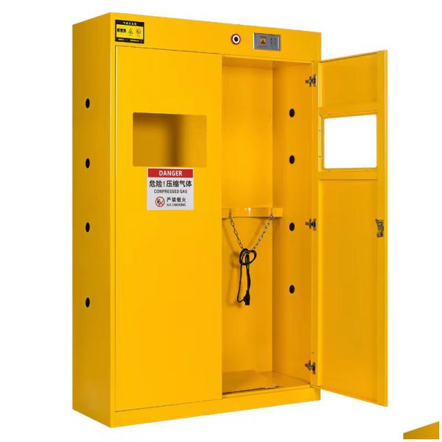 晋城防爆安全4加仑防爆柜全钢气瓶柜双瓶气瓶柜
