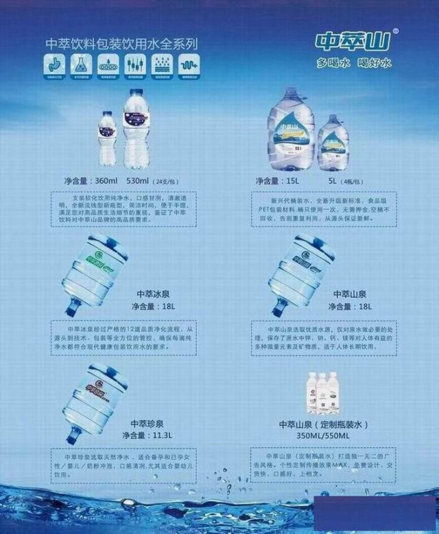 扬州桶装水配送纯净水矿泉水送水订水中萃饮料