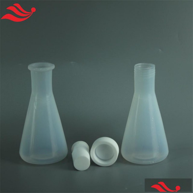 耐高温PFA耐腐蚀锥形瓶半透明无重金属析出100ml