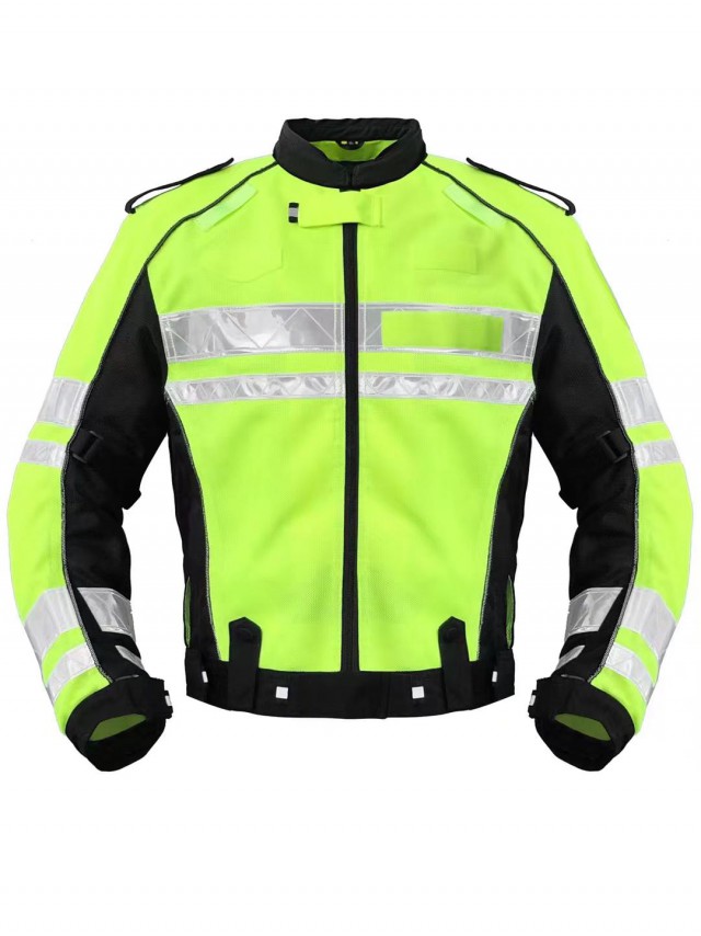 厂家定做交通铁骑骑行服反光服饰骑行装备