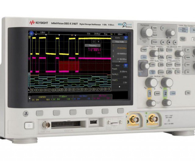 是德科技DSOX3102T示波器1GHz2个模拟通道