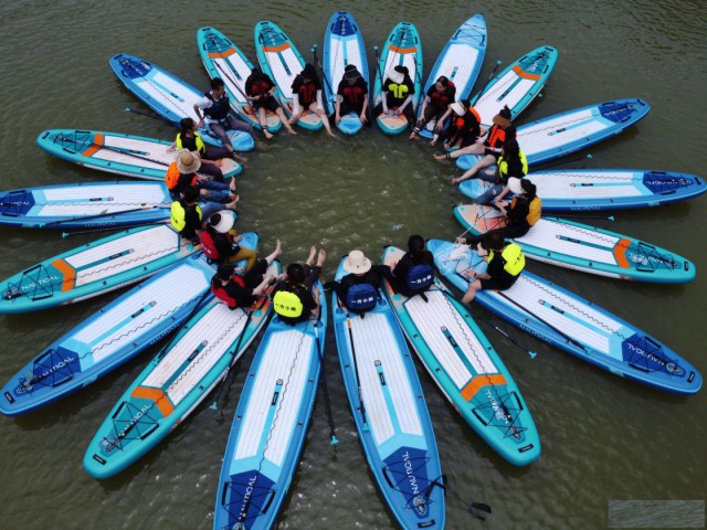 佛山玩水这个地方很哇塞，桨板活动公司出游很OK