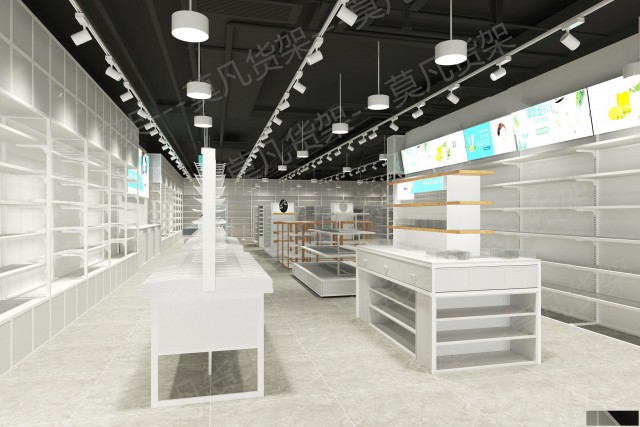 精品店货架厂家直销｜定制陈列架｜支持店铺装修一站式解决方案